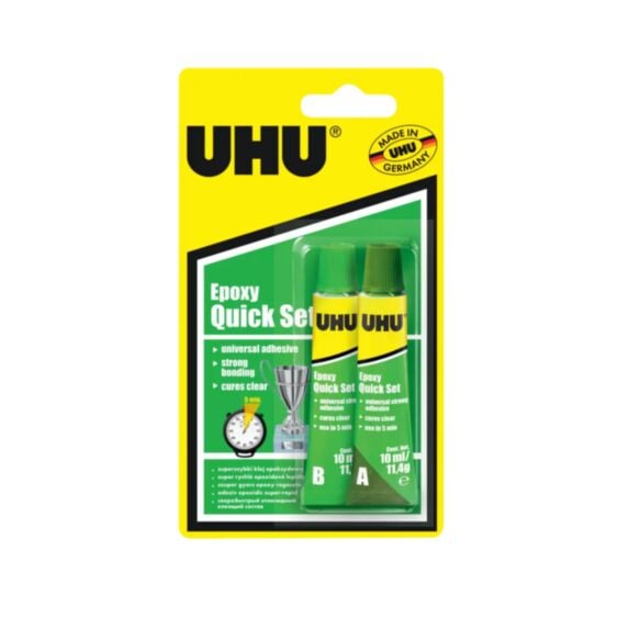 Colle epoxy Quick Set 2x10 ml - UHU