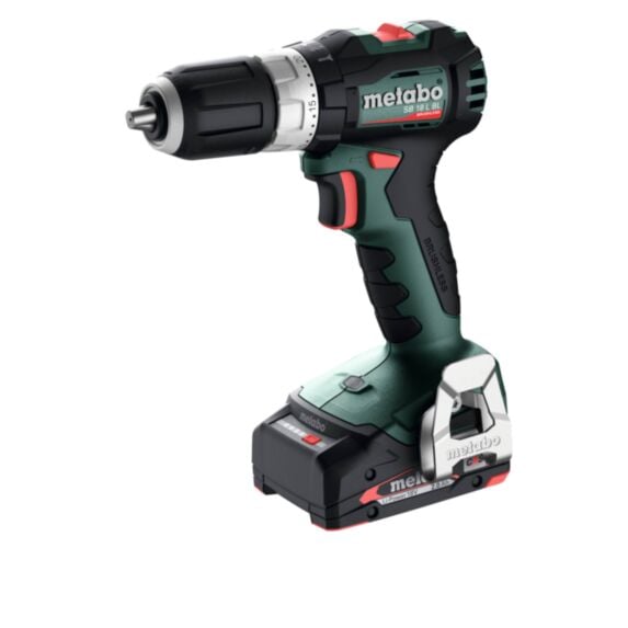 Perceuse à percussion sans fil SB 18 L BL 2x2Ah LIPOWER - Chargeur SC 36 - METABO