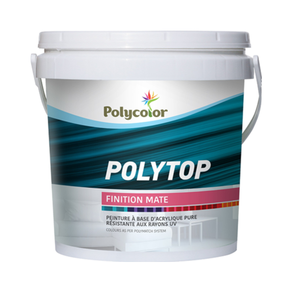 Peinture blanche extérieure zones humides Polytop 20L - POLYCOLOR