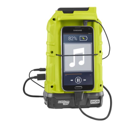 Radio AM/FM Bluetooth 18 volts ONE + (Sans batterie) - RYOBI