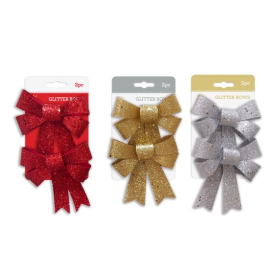 2 nœuds papillons à sequins