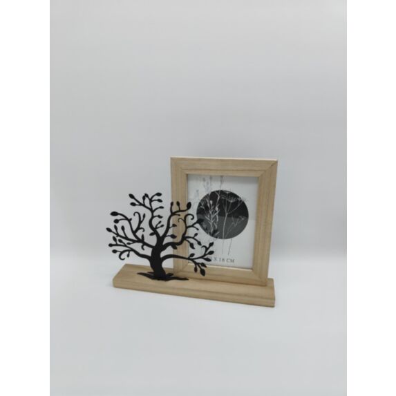 Décoration avec cadre Maison Familiale 28,5 x 24 cm bois