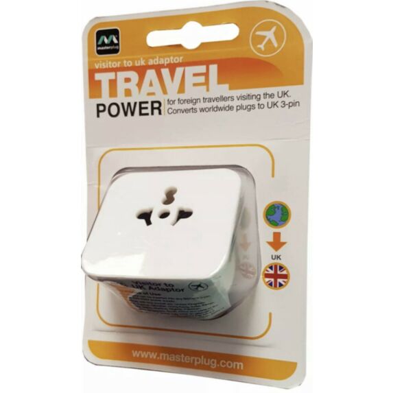 Visitor to UK Electrical Travel Plug Adaptor - MASTERPLUG