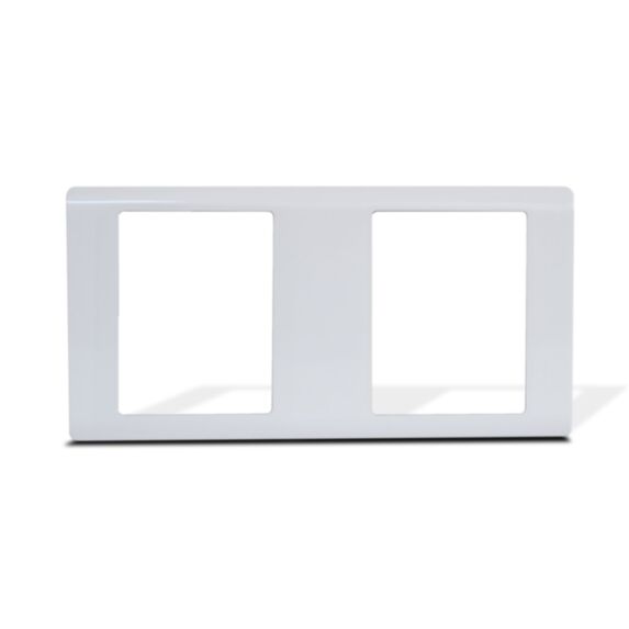 Cadre double pour interrupteur et prise R21HWHI - MK HONEYWELL