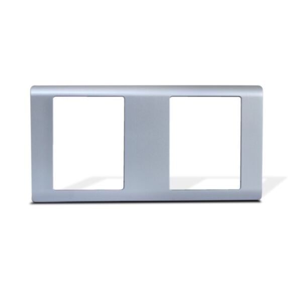 Cadre double pour interrupteur et prise R21HSTT - MK HONEYWELL