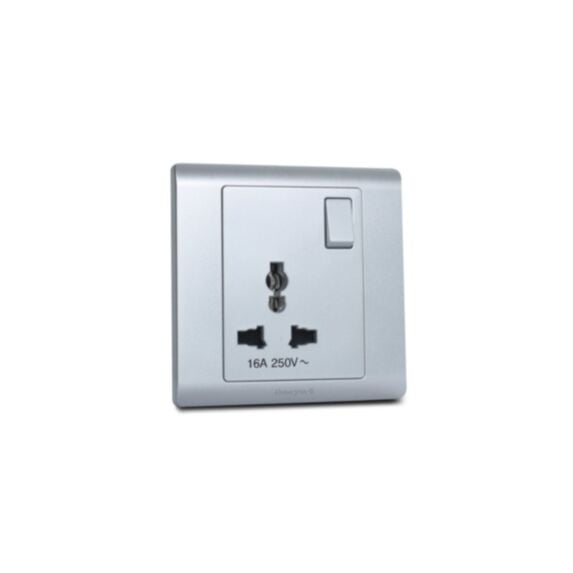 Prise de courant multistandard avec interrupteur 16A R2835STT - MK HONEYWELL