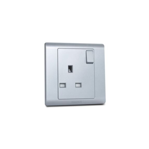 Prise de courant avec interrupteur 13A Standard BS R2757STT - MK HONEYWELL