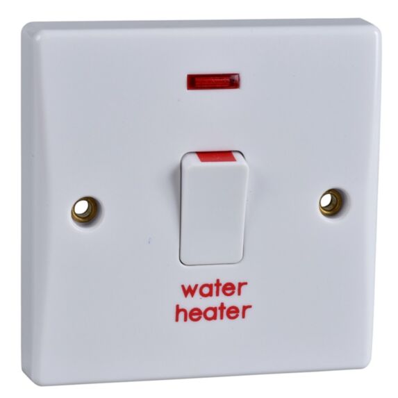 Interrupteur 20A chauffe-eau + voyant Slim - SCHNEIDER