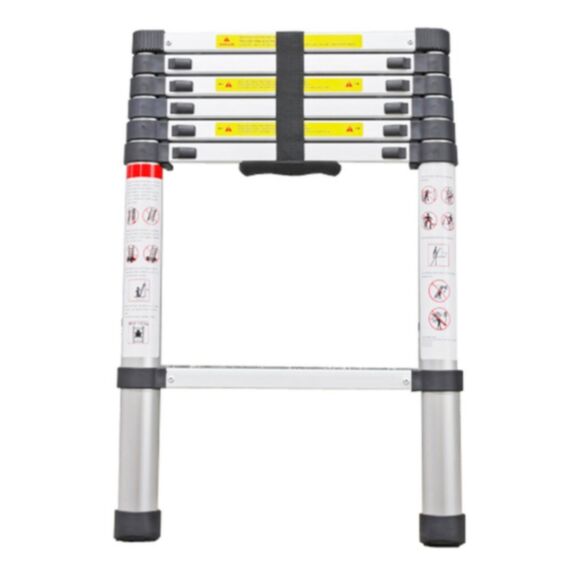 Échelle télescopique 7 marches 68 cm max 150 kg