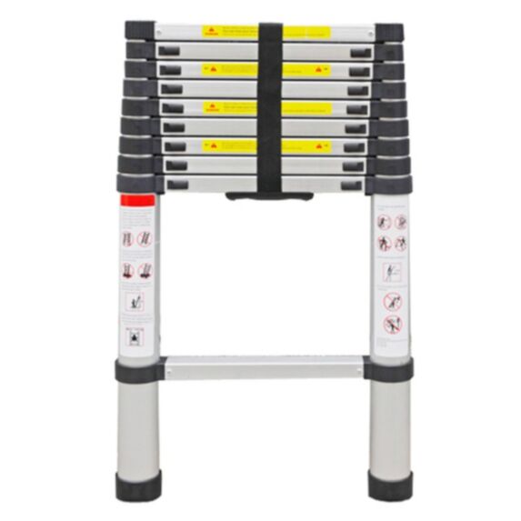 Échelle télescopique 10 marches 77 cm max 150 kg