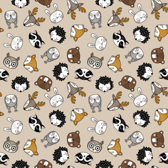 Film adhésif en rouleau Joy@fix Fantaisie Forest Animals 45 cm x 2 m
