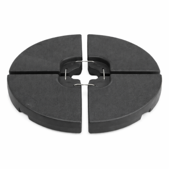 Set de 4 dalles de parasol 48 x 48 x 7 cm 15kg par dalle - FORNORD