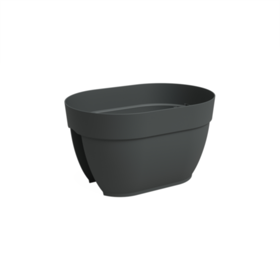Jardinière Venezia kit 50 cm anthracite - ARTEVASI