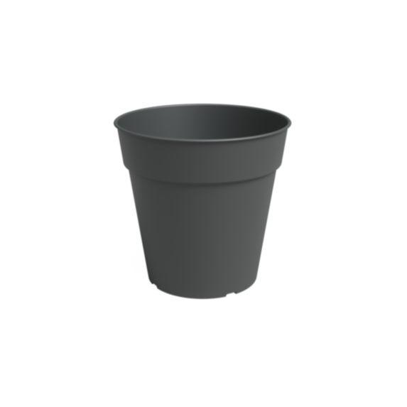Pot de culture Madagascar 15 cm anthracite - ARTEVASI