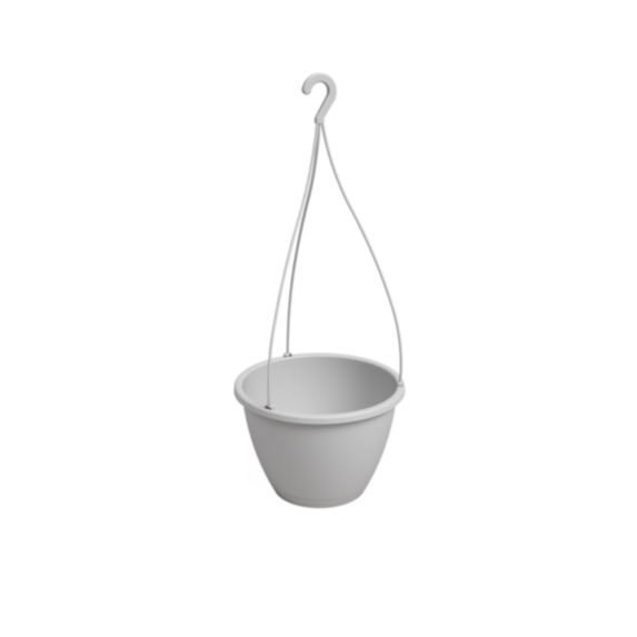 Pot Algarve suspension 25cm gris clair - ARTEVASI