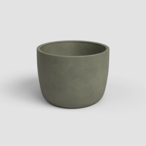 Cache-pot Urania céramique Ø22cm vert olive - ARTEVASI