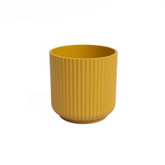 Cache-Pot Luna Ø14cm Jaune - ARTEVASI