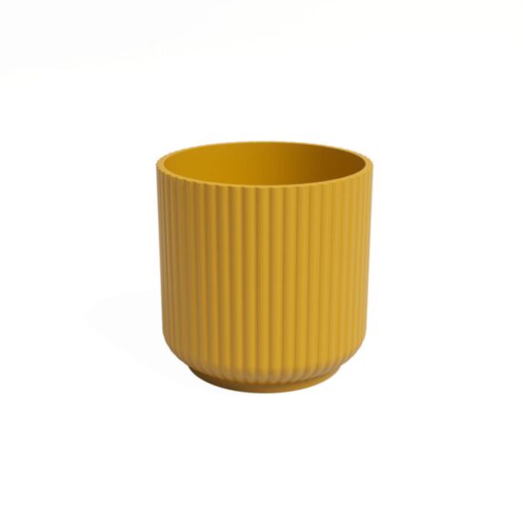 Cache-Pot Luna Ø19cm Jaune - ARTEVASI