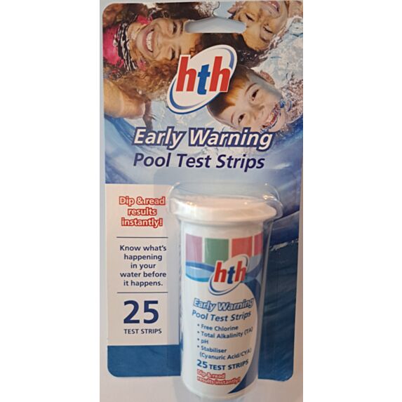 25 bandelettes de test HTH pour piscine - HTH