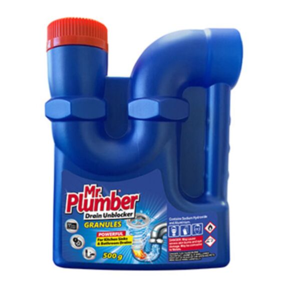Déboucheur de canalisation granulés 500 g - MR PLUMBER