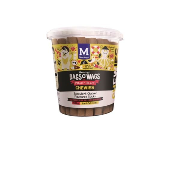 Snacking chien poulet 500g Bags O Wags - MONTEGO