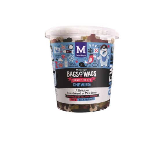 Snacking chien mini-os 500g Bags O Wags - MONTEGO
