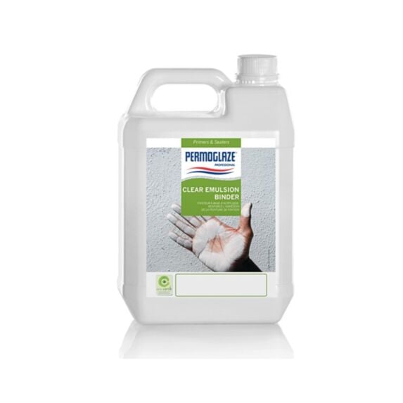Primaire fixatrice à base d’acrylique base clear 5L - PERMOGLAZE Clear Emulsion Binder