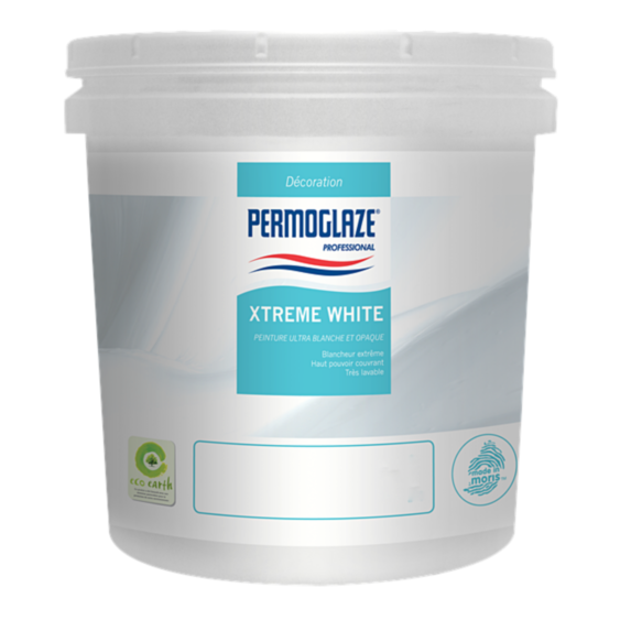 Peinture blanche pure de qualité supérieure Xtreme blanc 5 L - PERMOGLAZE