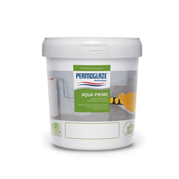 Primaire opacifiant à base d’eau de qualité supérieure Aqua Prime blanc 5 L - PERMOGLAZE