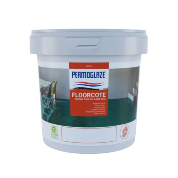 Peinture de sol Floorcote Black 1 L