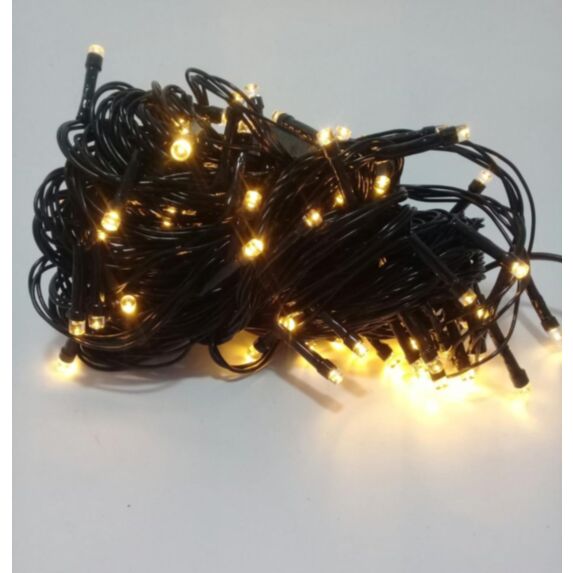 Guirlande lumineuse 100 led blanc ton chaud