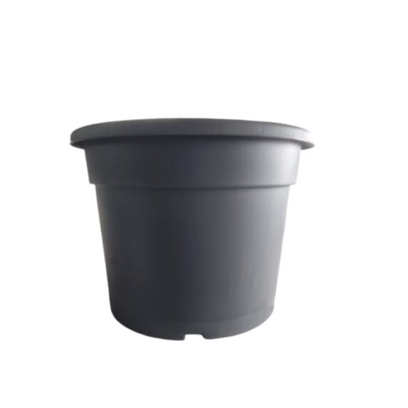 Pot de fleurs plastique Teku MCD 25L anthracite - POPPELMANN TEKU