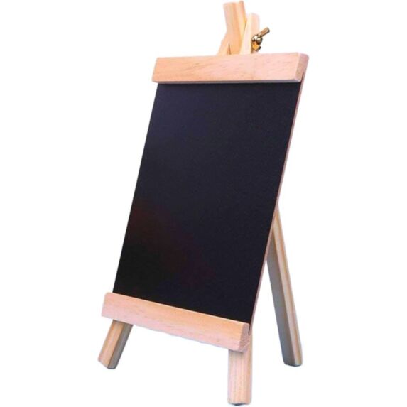Tableau noir avec chevalet 30x43cm - HOBBYWORLD