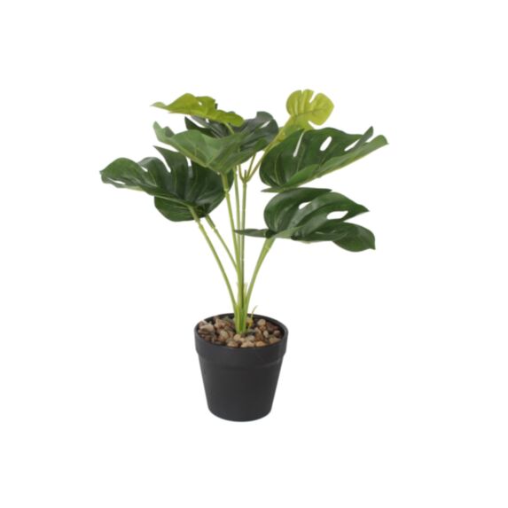 Plante artificielle H30 cm, pot plastique Ø8,5 x 7,5 cm