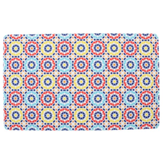 Tapis déco antidérapant Casablanca fibres rases 150 x 90 cm 3 assortis