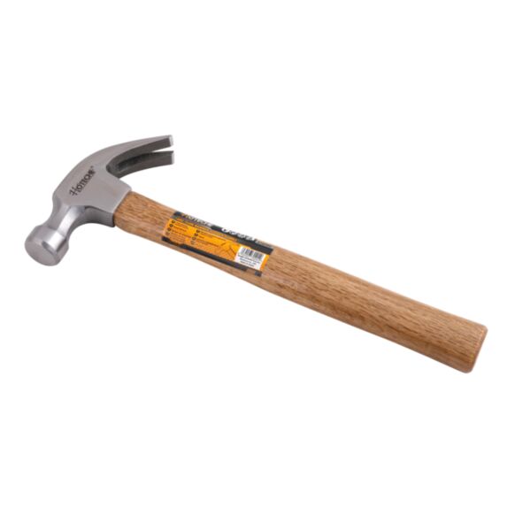 Marteau arrache-clous manche en bois 16 oz - HOTECHE