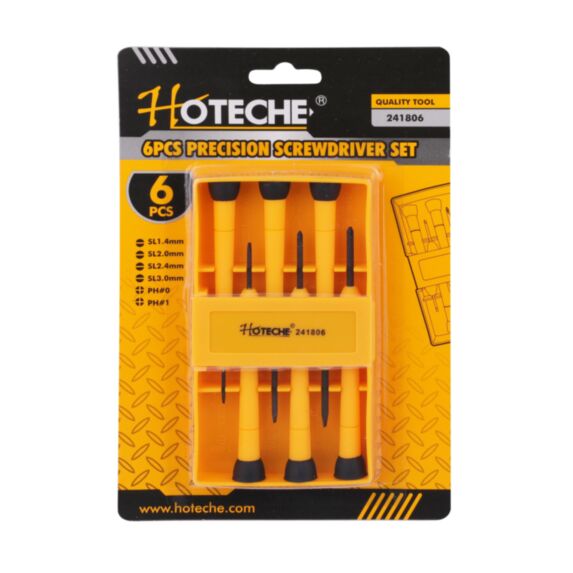 Jeu de tournevis de précision, 6 pièces SL14 à PH1 - HOTECHE