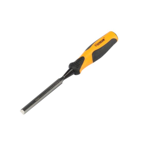 Ciseau à bois traversant 12 mm matériau 60Cr-V, finition noire surface fraisée - HOTECHE