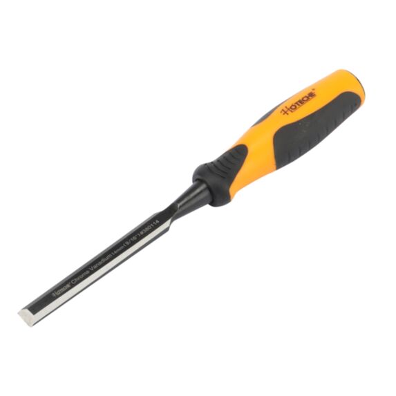 Ciseau à bois traversant 14 mm matériau 60Cr-V, finition noire surface fraisée - HOTECHE