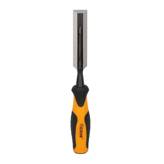 Ciseau à bois traversant 24 mm matériau 60Cr-V, finition noire surface fraisée - HOTECHE