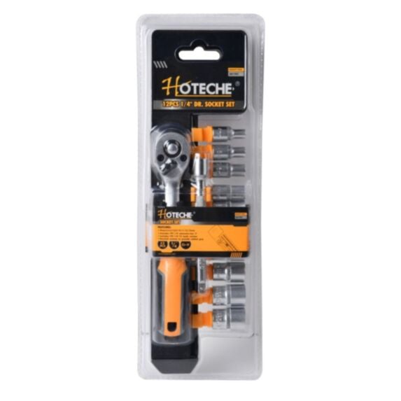 Coffret de douilles carré 1/4