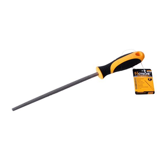 Râpe à bois demi-ronde acier 20cm noire - HOTECHE