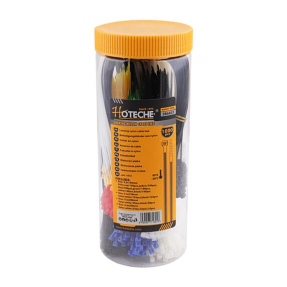 Colliers de serrage nylon multicolore - HOTECHE