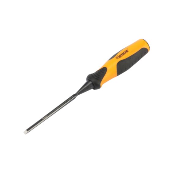 Ciseau à bois traversant 6 mm matériau 60Cr-V, finition noire surface fraisée - HOTECHE