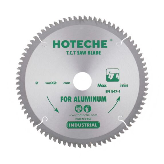 Lame scie TCT pour aluminium 254 x 30 x 100T - HOTECHE