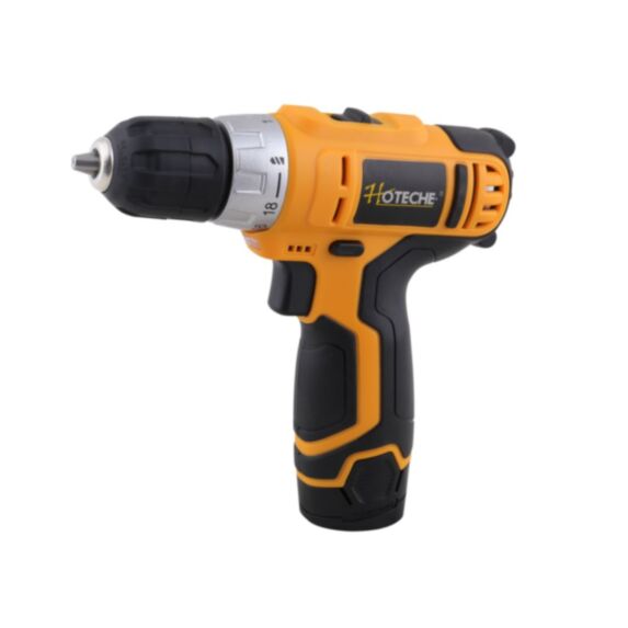 Coffret perceuse sans fil 12V lithium orange - HOTECHE