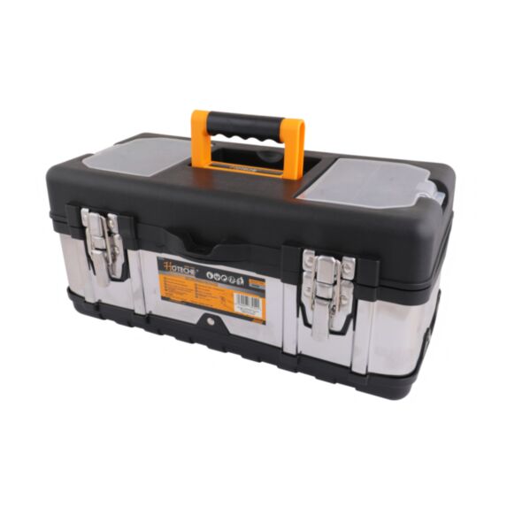 Boîte à outils inox 41x18,5cm gris - HOTECHE