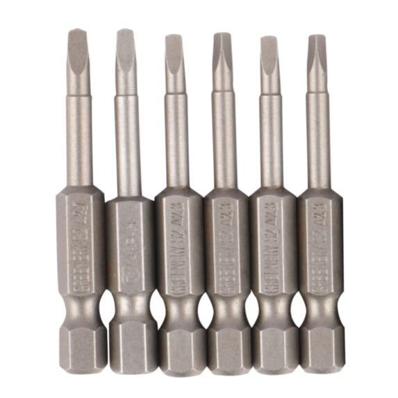 Embouts de vissage acier S2 50mm 6 pièces gris - HOTECHE