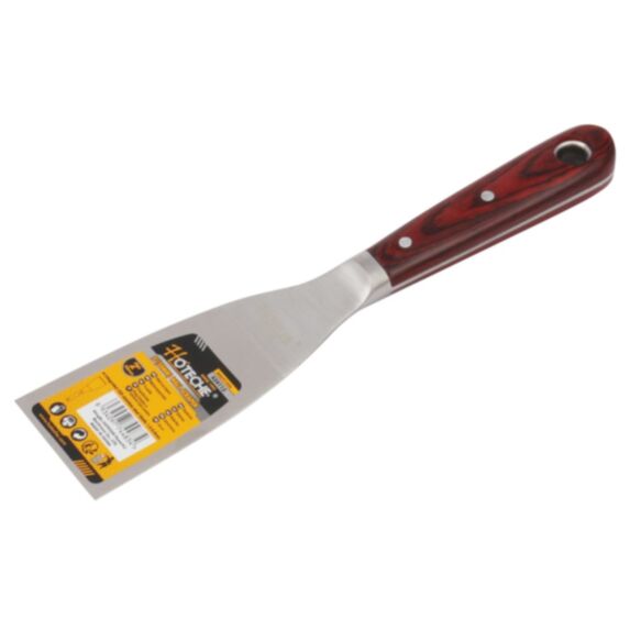 Couteau à enduire Inox 5cm rouge - HOTECHE