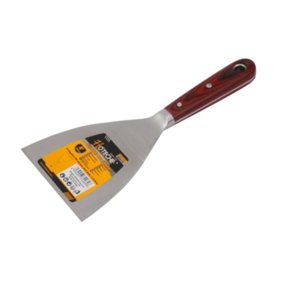 Couteau à enduire acier 10cm bois rouge - HOTECHE